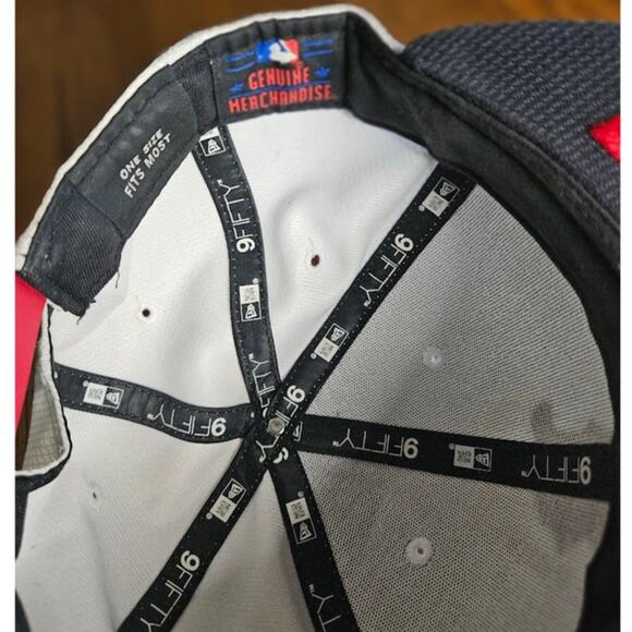 MLB BOSTON Underbrim Men Snapback 950 New Era Hat Adjustable Dad Father Redsox - Picture 4 of 6